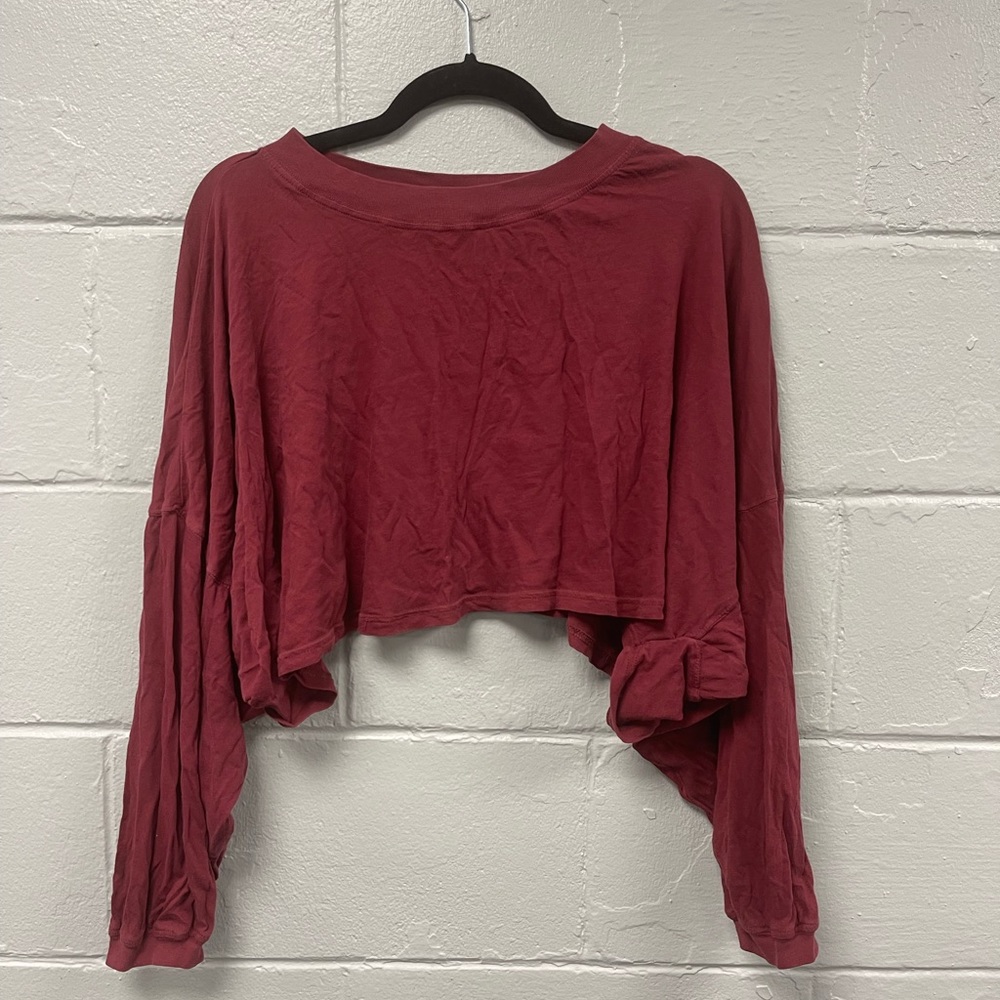 Urban Outfitters long sleeve cropped tee